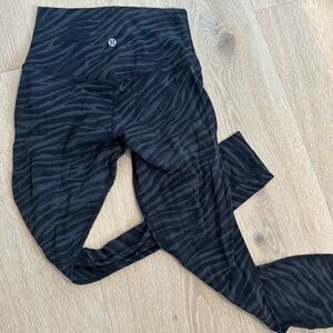 Lululemon align Black Zebra Print Leggings